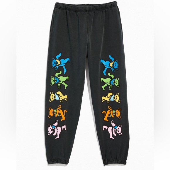 Grateful Dead Other - Grateful Dead Urban Outfitters Dark Grey / Charcoal Walking Bear Sweatpants